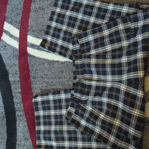 Women's wide leg plaid Forever 21 size 3X pants
